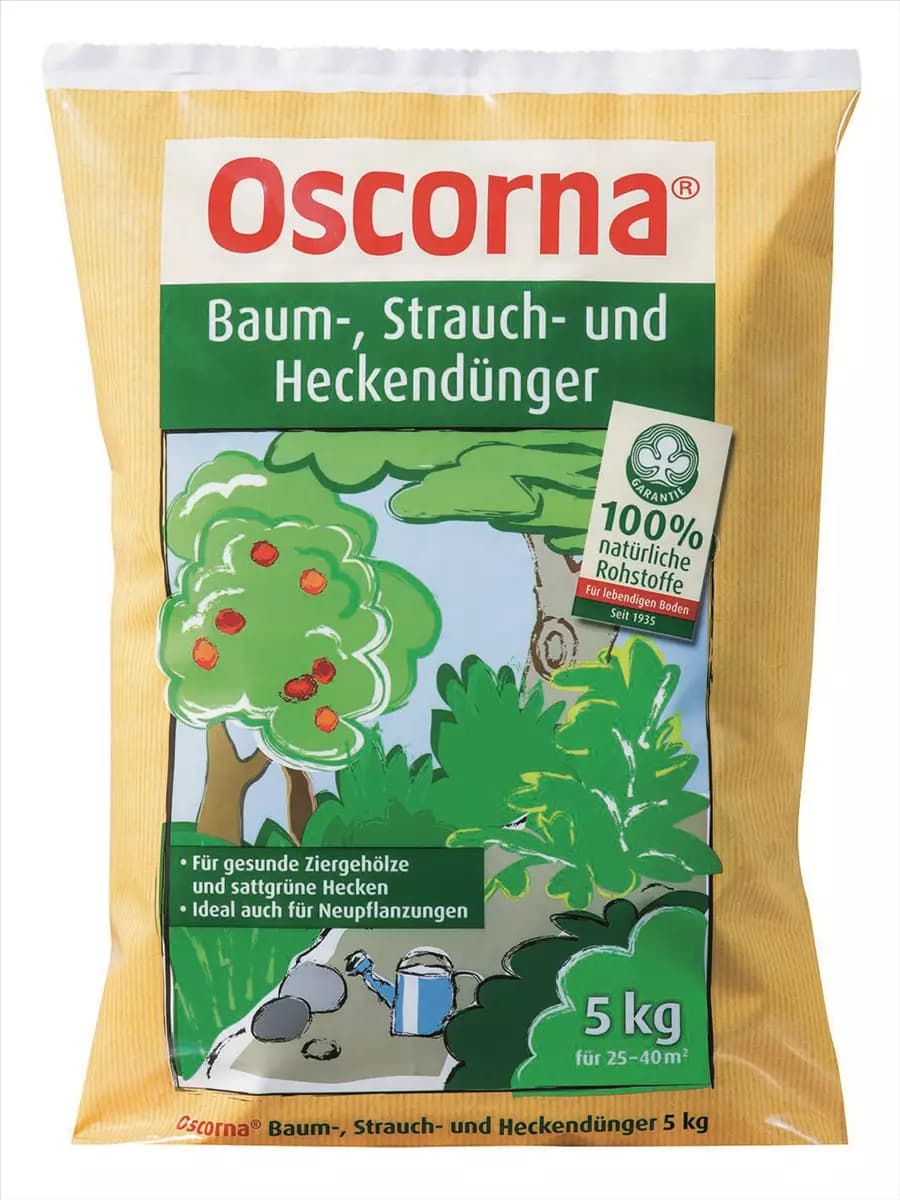 Oscorna-Baum-,Strauch-Heckendünger Organischer NPK-Dünger 6-4-0,5
